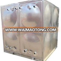 304 stainless steel panels weld assembled solar hot water tank with thermal insulation layers